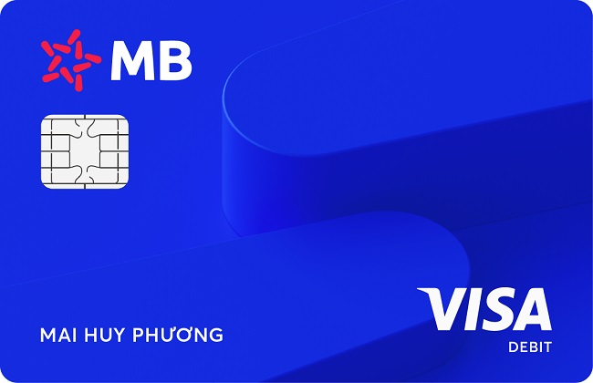 thẻ visa debit mb bank 1